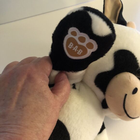 Build-a-Bear Cuddly Cow  Black and White 12/2020 - Picture 2 of 4
